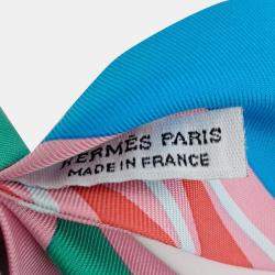 Pre Owned Hermes silk hair scrunchie