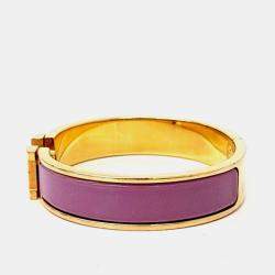 مملوكة مسبقًا Hermes Gold Tone Clickash