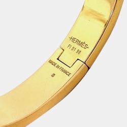 مملوكة مسبقًا Hermes Gold Tone Clickash
