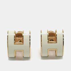 مملوكة مسبقًا Hermes Pop H logo Earrings