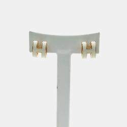 مملوكة مسبقًا Hermes Pop H logo Earrings