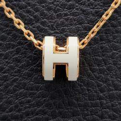 Pre Owned Hermes Pop H Mini Necklace