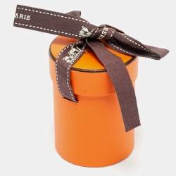 مملوكة مسبقًا Hermes Blue Silk Funny Ice Cream Twilly 