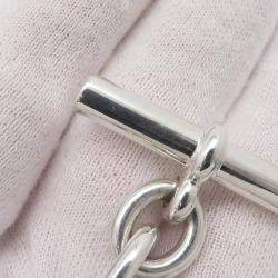 Pre Owned سوار هيرمس شين دانكر 17 إطار حجم مليمتر الفضة عيار 925