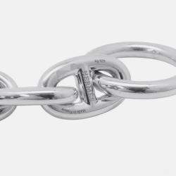 Pre Owned سوار هيرمس شين دانكر 17 إطار حجم مليمتر الفضة عيار 925