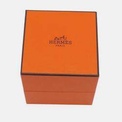 Pre Owned سوار هيرمس شين دانكر 17 إطار حجم مليمتر الفضة عيار 925