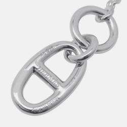 Pre Owned قلادة هيرمس شاين دانكر أميوليت فضة 925