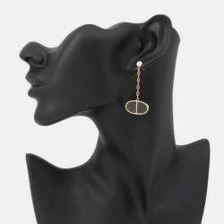 مملوكة مسبقًا Hermes Chaine D'Ancre Earrings Verso K18Pg Ceramic