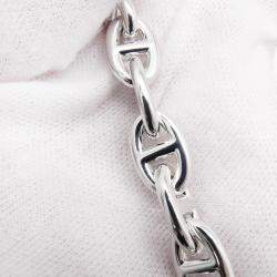 Pre Owned Hermes Chaine D'Ancre Necklace 43 Frames Size Pm Sv925