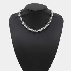 Pre Owned Hermes Chaine D'Ancre Necklace 43 Frames Size Pm Sv925