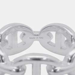 مملوكة مسبقًا Hermes Chaine D'Ancre Anchene Ring Size Pm/51/#11 Sv925