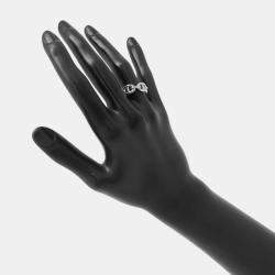 مملوكة مسبقًا Hermes Chaine D'Ancre Anchene Ring Size Pm/51/#11 Sv925