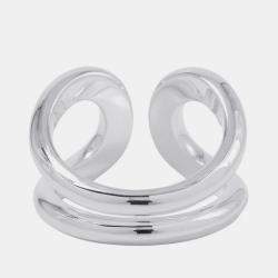 Pre Owned خاتم هيرمس ليما قياس حجم صغير/51/#11 فضة 925