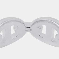 Pre Owned خاتم هيرمس شين دانكر عنشين مقاس صغير/51 فضة 925