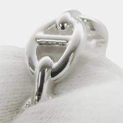مملوكة مسبقًا Hermes Chaine D'Ancre Anchene Ring Size Pm/53/#13 Sv925