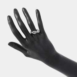 مملوكة مسبقًا Hermes Chaine D'Ancre Anchene Ring Size Pm/53/#13 Sv925