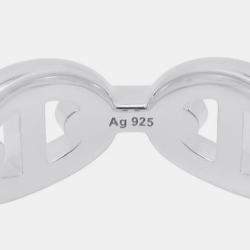 Pre Owned Hermes Chaine D'Ancre Anchene Ring Size Pm/51/#11 Sv925