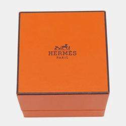 Pre Owned Hermes Chaine D'Ancre Anchene Ring Size Pm/53/#13 Sv925