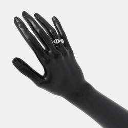 Pre Owned Hermes Chaine D'Ancre Anchene Ring Size Pm/53/#13 Sv925