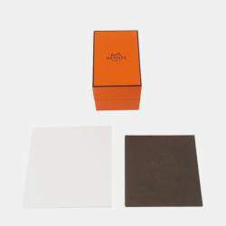 مملوكة مسبقًا Hermes Caba Cityslide Clutchertige Ring Size 54/#14H104261B Sv925