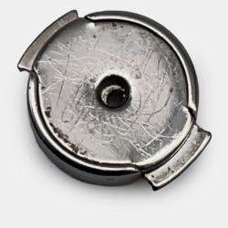 Pre Owned أقراط هيرمس كاج دو آش H مكعب فاتح أزرق معدن