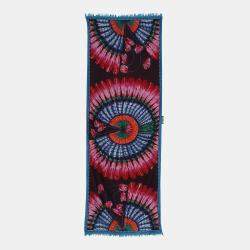 Pre Owned وشاح هيرمس حرير ملون بشراريب