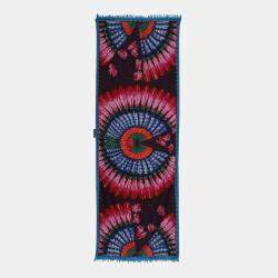 Pre Owned Hermes Multicolor Silk Fringe Scarf