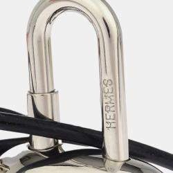 مملوكة مسبقًا Hermes Annee Des Fleuves Hippopotamus Choker Necklace Silver