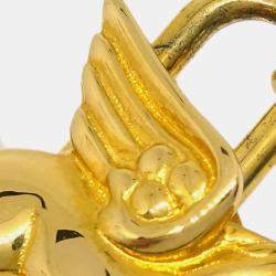 Pre Owned Hermes 1993 Le Cheval Pegasus Cadena Gold Small