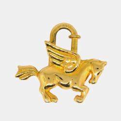 مملوكة مسبقًا Hermes 1993 Le Cheval Pegasus Cadena Gold Small