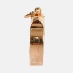 مملوكة مسبقًا Hermes 18K Rose Gold 'Collier De Chien' Small Model Ring Size 50