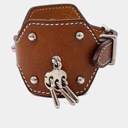 مملوكة مسبقًا سوار هيرمس جلد بني