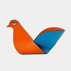 Pre Owned هيرمس جلد كليكاج أحمر أزرق