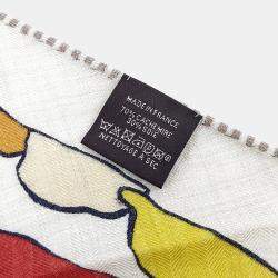 Pre Owned وشاح هيرمس مثلث عملاق متعدد الألوان