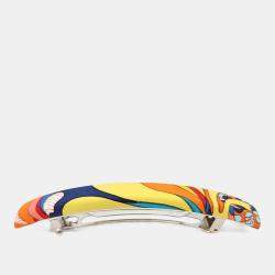 Pre Owned هيرميس دبوس شعر متعدد الألوان