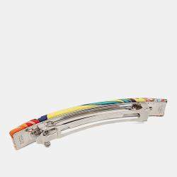 Pre Owned هيرميس دبوس شعر متعدد الألوان