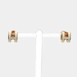 مملوكة مسبقًا Hermes Mini Pop H Logo Earrings