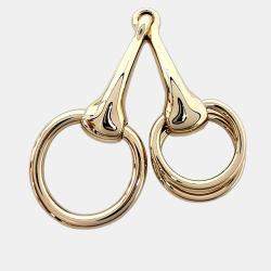 Pre Owned خاتم وشاح معدني هيرمس مورس