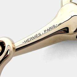 Pre Owned خاتم وشاح معدني هيرمس مورس