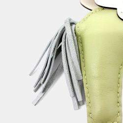 Pre Owned Hermes Green Leather Pegasus Rodeo Bag Medium