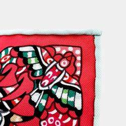 Pre Owned Hermes Silk Multicolor Scarf