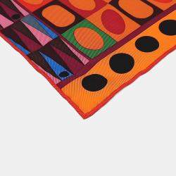 Pre Owned Hermes Multicolor Silk Scarf