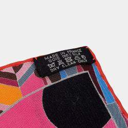 Pre Owned Hermes Multicolor Silk Scarf