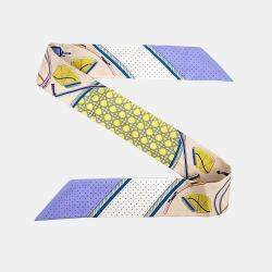 مملوكة مسبقًا Hermes Multicolor Silk Twilly