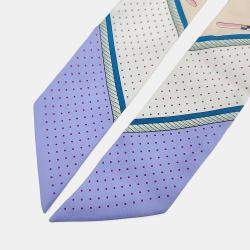 مملوكة مسبقًا Hermes Multicolor Silk Twilly