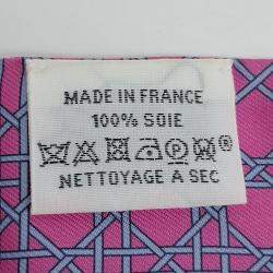 Pre Owned Hermes Multicolor Silk Twilly