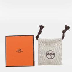 مملوكة مسبقًا قرط هيرمس ميني ماييون معدني أسود إنامل