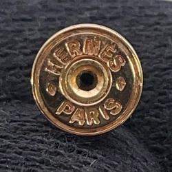 مملوكة مسبقًا قرط هيرمس ميني ماييون معدني أسود إنامل