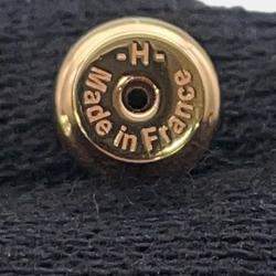 مملوكة مسبقًا قرط هيرمس ميني ماييون معدني أسود إنامل