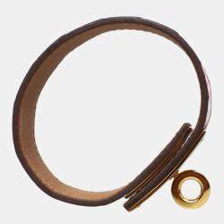 Pre Owned Hermes Alligator Kelly Dog Bracelet